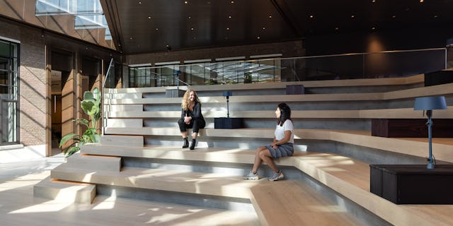 The Square Amphitheatre - Guerilla's World door CBRE Design. Beeld Stijn Poelstra