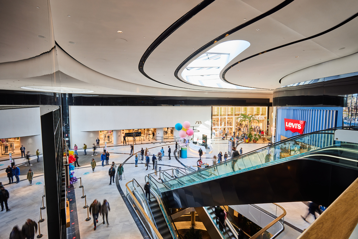 Westfield Mall of the Netherlands Interieur door MVSA Architects. Beeld ©Jon IIsraeli