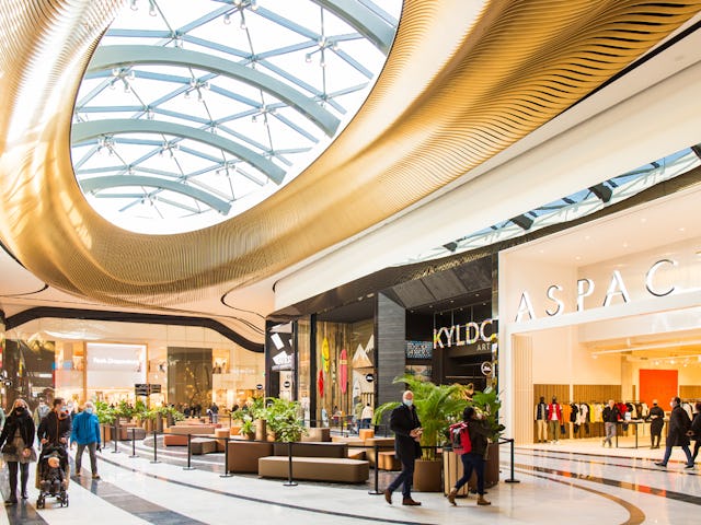 Westfield Mall of the Netherlands Central Plazadoor MVSA Architects. Beeld Jon Ilsraeli ©