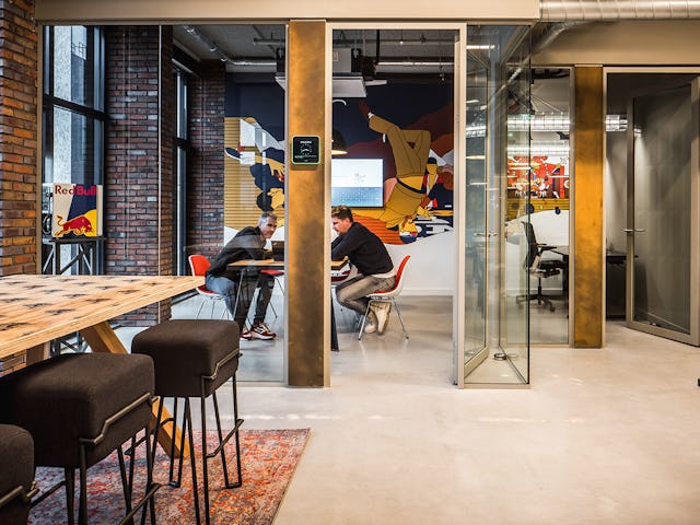 Red Bull Nederland interieur. Beeld Peter Baas Photography