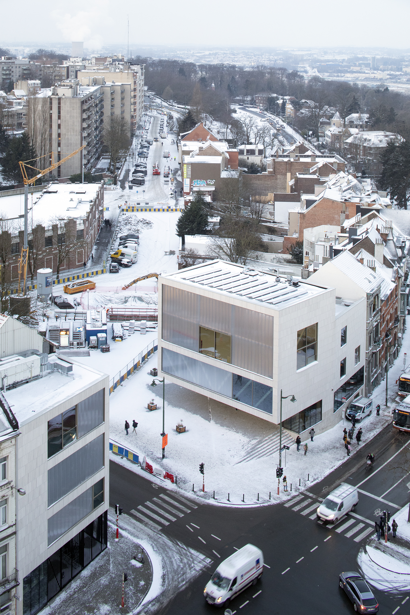 Centr'Al door B-architecten. Beeld Maxime Delvaux