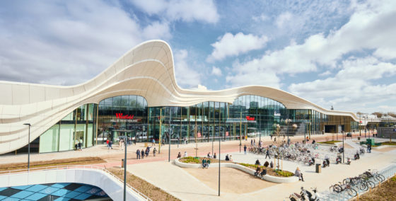 Westfield Mall of the Netherlands Facade door MVSA Architects. Beeld ©Jon IIsraeli