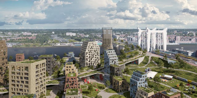 Spoorzone Delft door Mecanoo