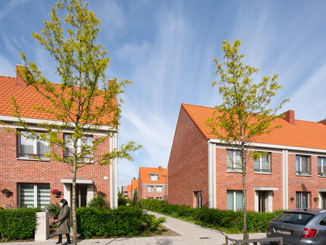 Hoboken, Antwerpen, woningen, wijk, door De Nijl architecten, Rotterdam NL. Beeld Jannes Linders