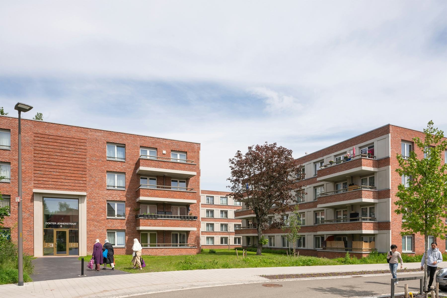 Hoboken, Antwerpen, woningen, wijk, door De Nijl architecten, Rotterdam NL. Beeld Jannes Linders