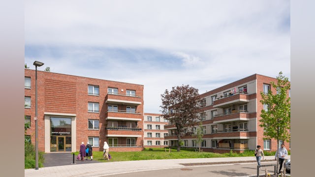 Hoboken, Antwerpen, woningen, wijk, door De Nijl architecten, Rotterdam NL. Beeld Jannes Linders