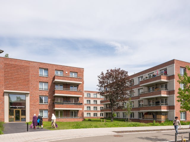 Hoboken, Antwerpen, woningen, wijk, door De Nijl architecten, Rotterdam NL. Beeld Jannes Linders