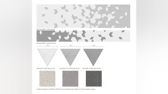 Bestratingspatroon. Beeld Carve-Serravalle Designer Outlet