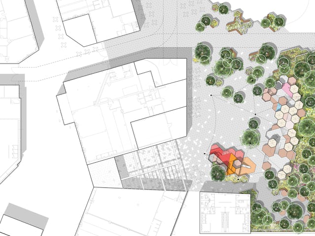 Plantekening zonder functies. Beeld Carve-Serravalle Designer Outlet