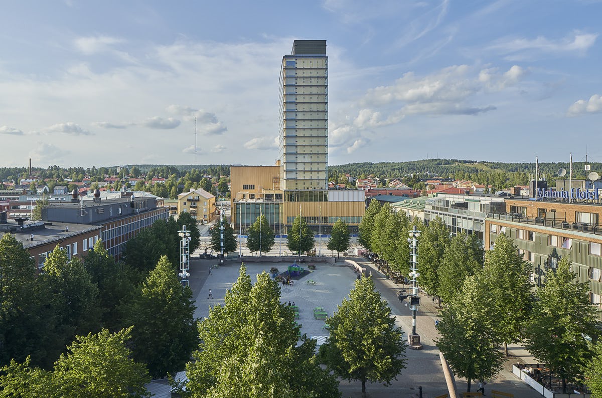 Sara Cultural Centre, Skellefteå, Zweden - White Arkitekter. Beeld Ake Eson Lindman