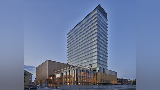 Sara Cultural Centre, Skellefteå, Zweden - White Arkitekter. Beeld Ake Eson Lindman