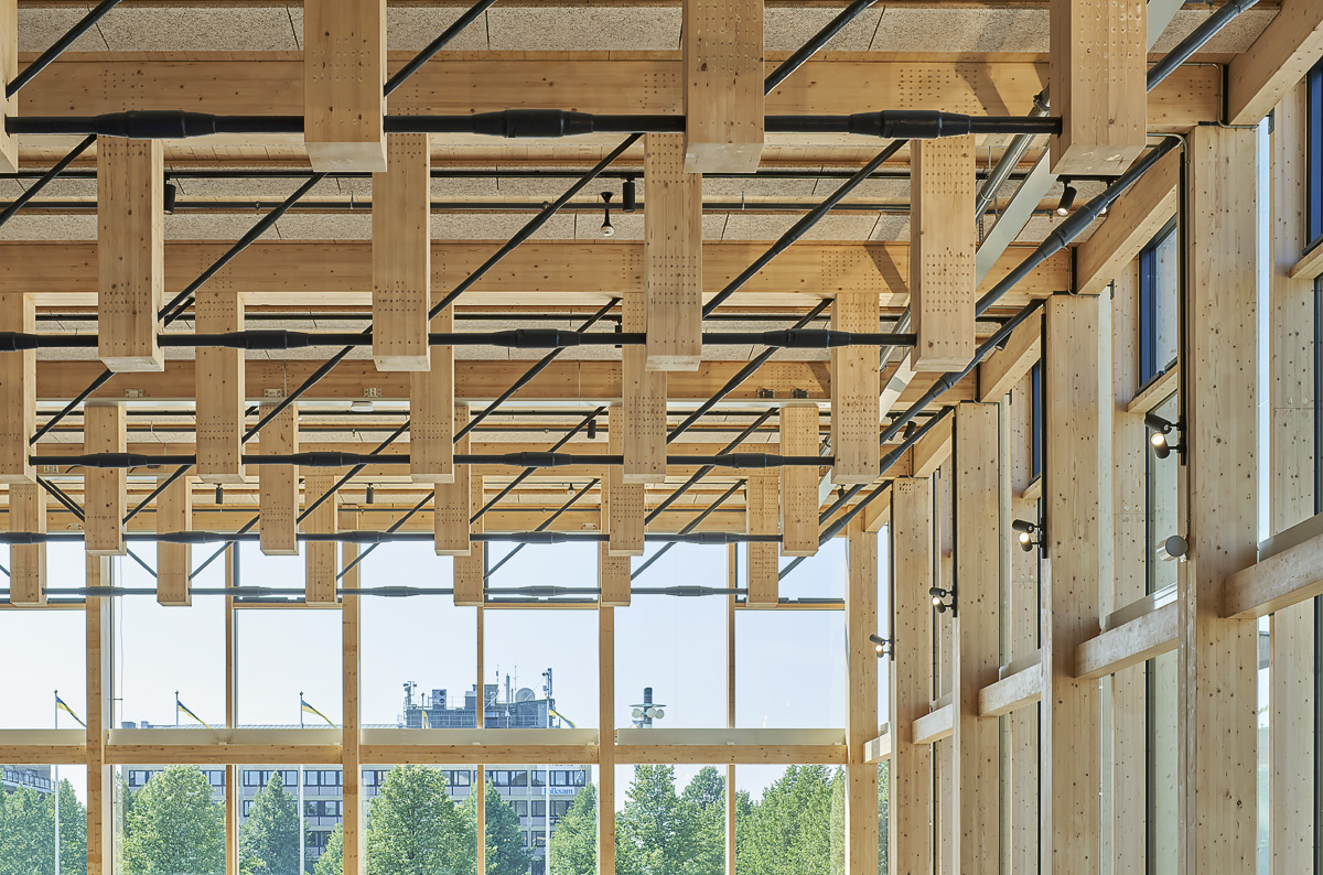 Sara Cultural Centre, Skellefteå, Zweden - White Arkitekter. Beeld Ake Eson Lindman