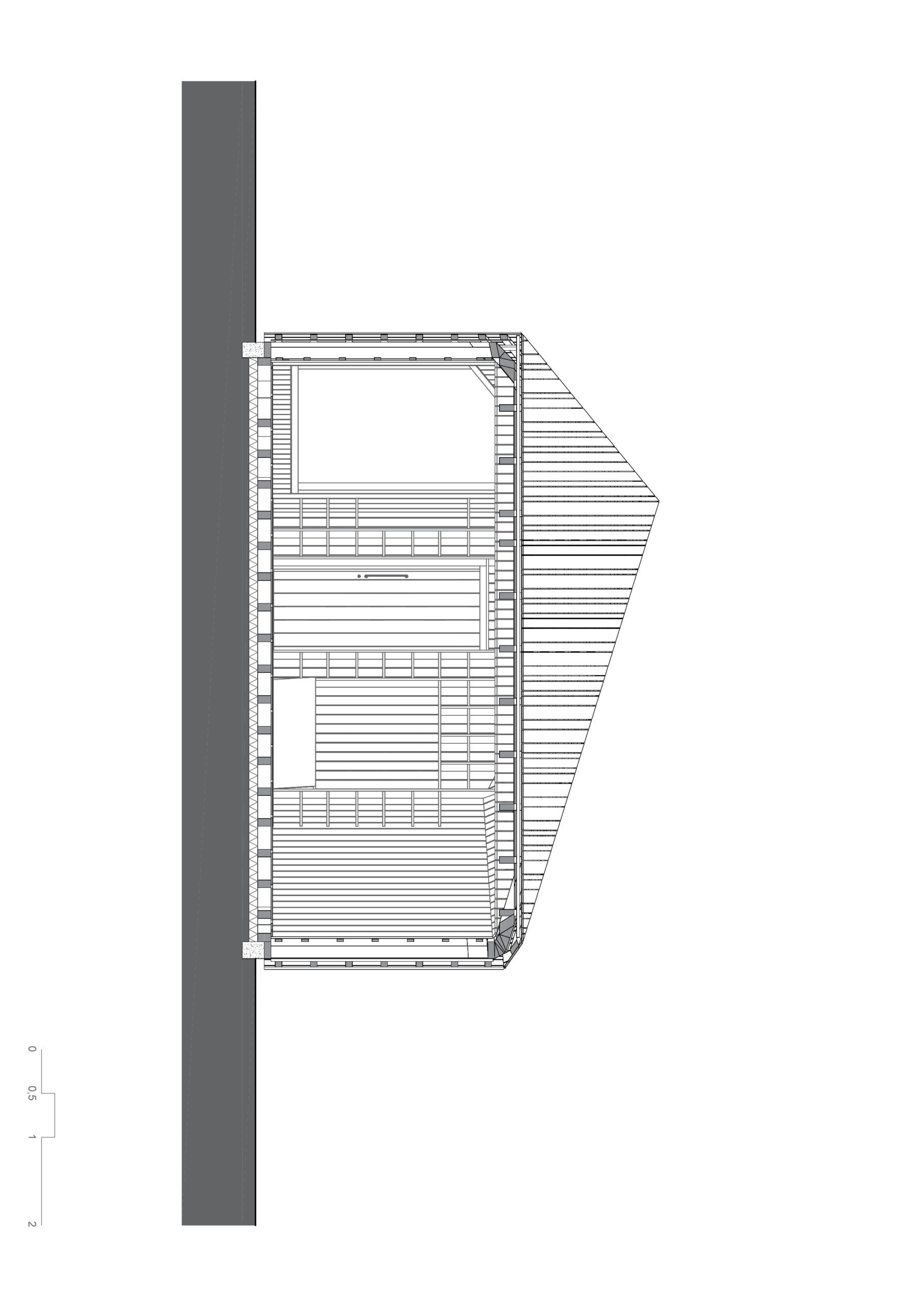 Doorsnede Rensenhut Emmen Abelen Architectuur