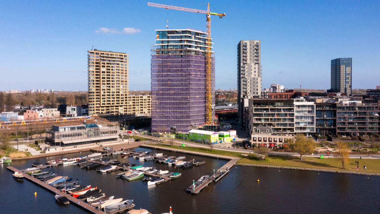 HAUT Amsterdam bouwproces 2020-2021