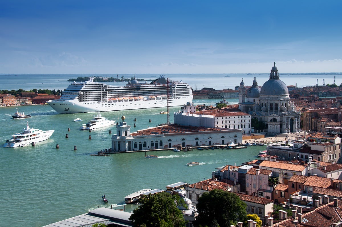 Cruiseschip in Venetië. Beeld Shutterstock