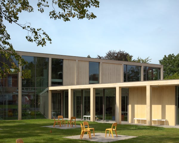 VTC Library Edegem by Marc Koehler architects. Photo © Dennis De Smet.