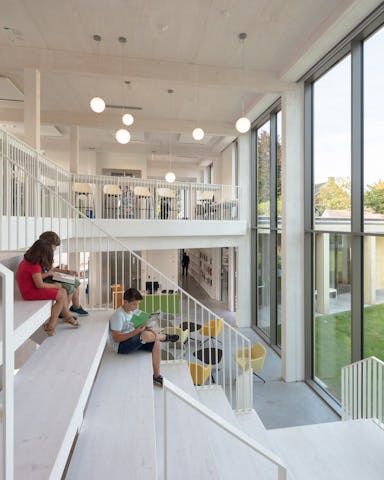 VTC Library Edegem by Marc Koehler architects. Beeld Dennis De Smet