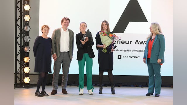 De winnaars van de ARC21 Interieur Award. Beeld Cynthia van Dijke