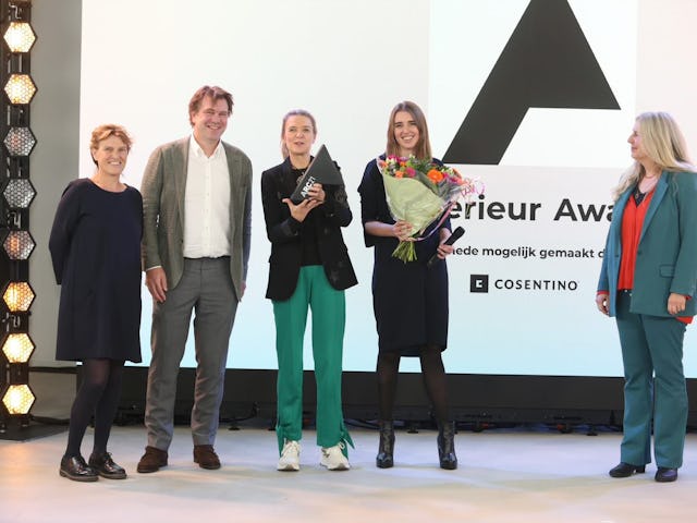 De winnaars van de ARC21 Interieur Award. Beeld Cynthia van Dijke