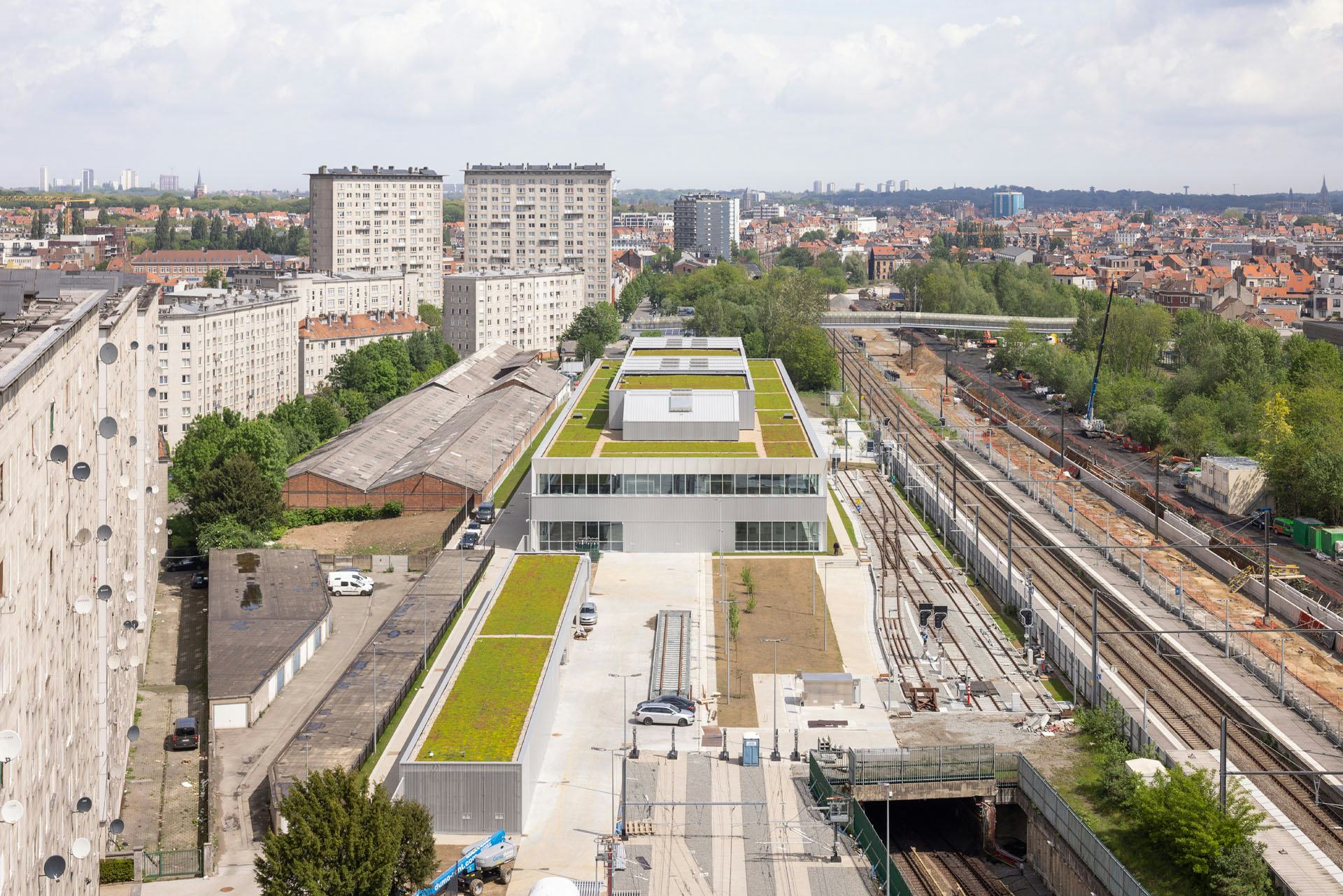 Infrabel Academy Brussel - Atelier Kempe Thill. Beeld © ULRICH SCHWARZ, BERLIN