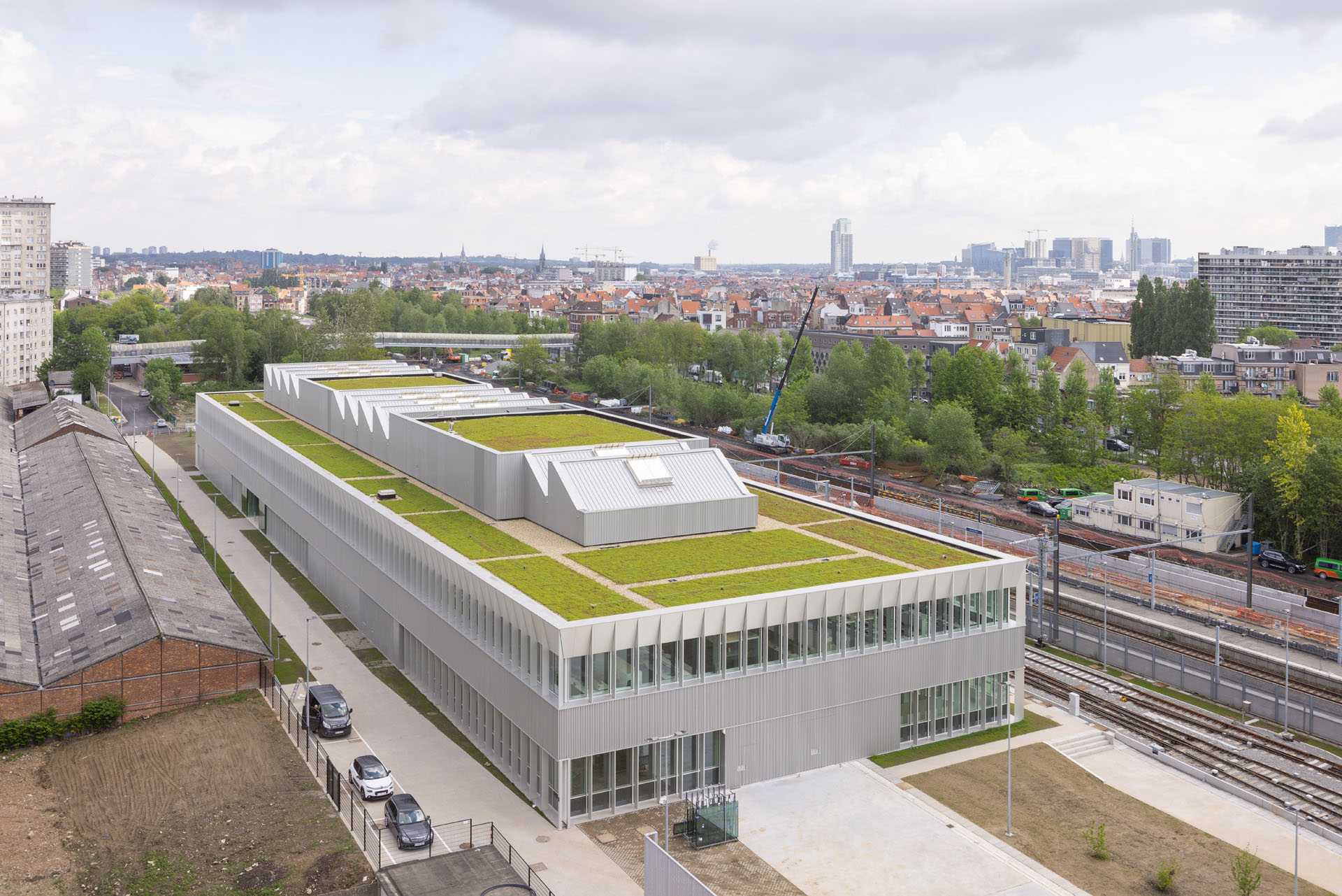 Infrabel Academy Brussel - Atelier Kempe Thill. Beeld © ULRICH SCHWARZ, BERLIN
