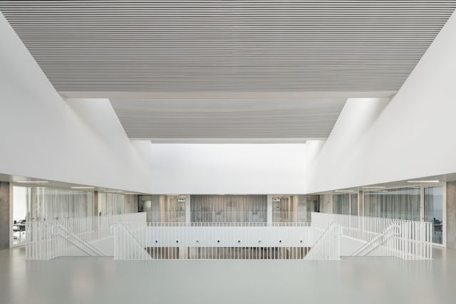 Infrabel Academy Brussel - Atelier Kempe Thill. Beeld © ULRICH SCHWARZ, BERLIN