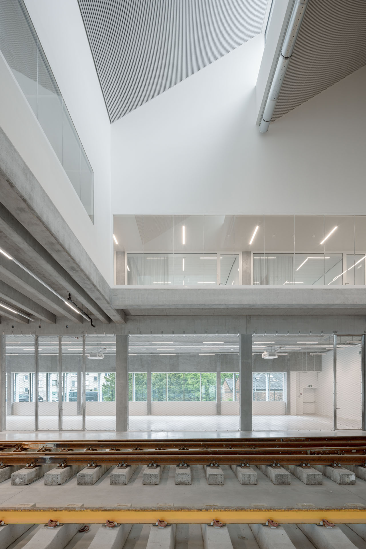 Infrabel Academy Brussel - Atelier Kempe Thill. Beeld © ULRICH SCHWARZ, BERLIN