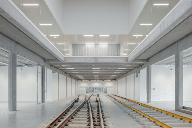 Infrabel Academy Brussel - Atelier Kempe Thill. Beeld © ULRICH SCHWARZ, BERLIN