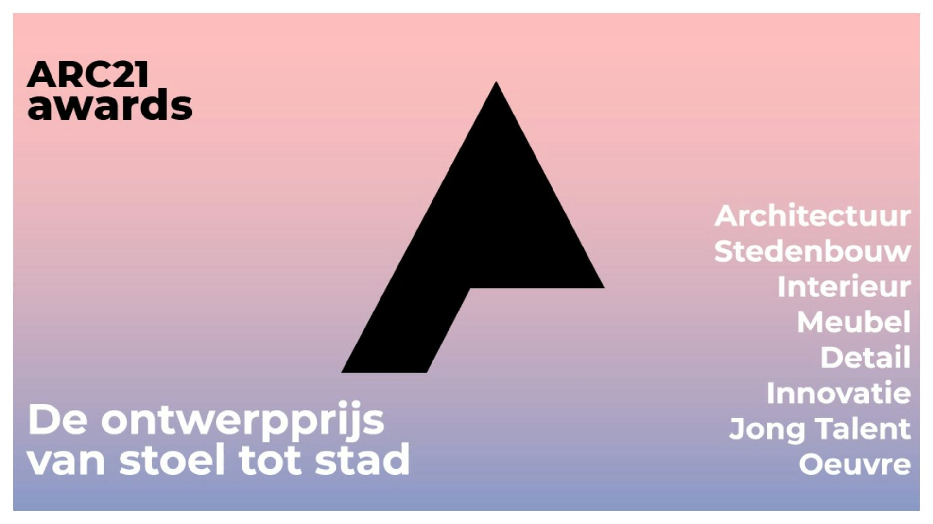 ARC21 Awards op 18-11 uitgereikt, feest uitgesteld