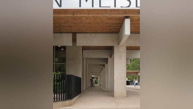 Onthaalgebouwen plantentuin Meise door NU architectuuratelier. Beeld Stijn Bollaert