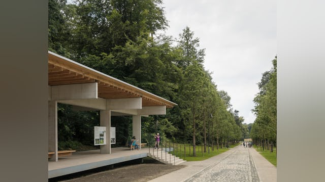 Onthaalgebouwen plantentuin Meise door NU architectuuratelier. Beeld Stijn Bollaert