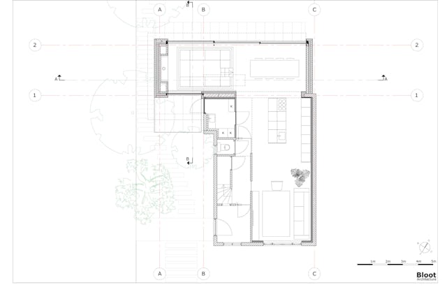 Begane grond, nieuwe situatie