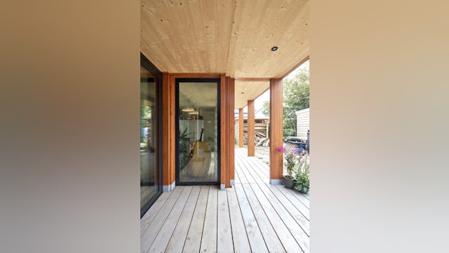 Houten huis Monster door derksen|windt architecten. Beeld René de Wit