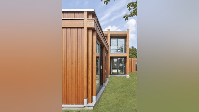 Houten huis Monster door derksen|windt architecten. Beeld René de Wit