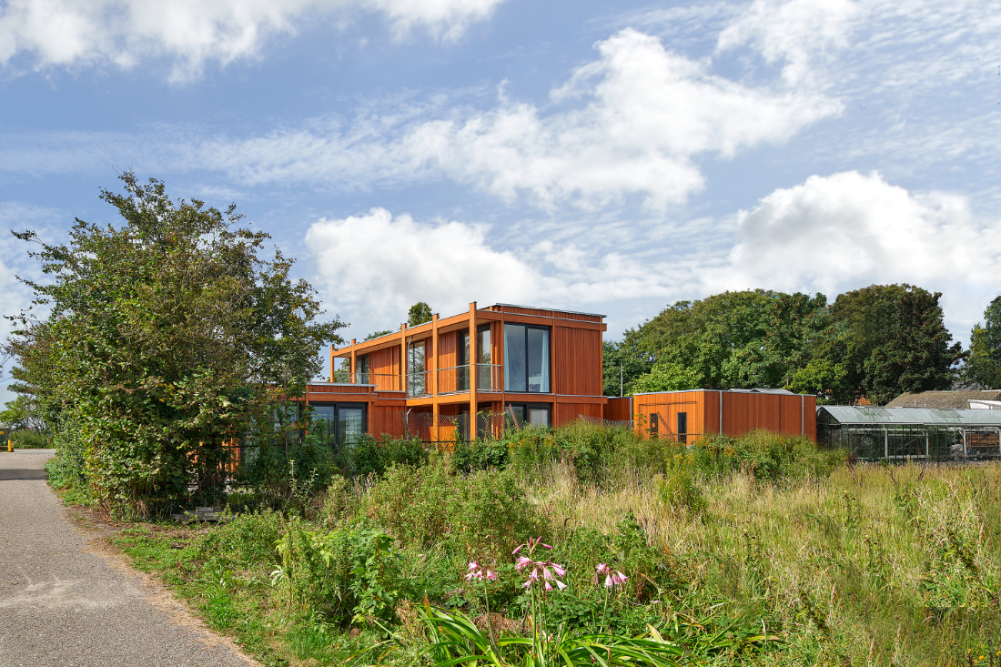Houten huis Monster door derksen|windt architecten. Beeld René de Wit 