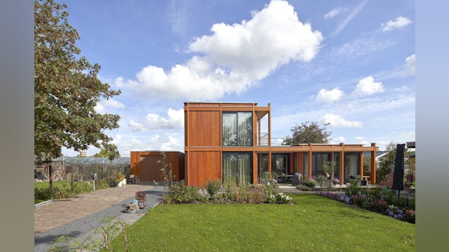 Houten huis Monster door derksen|windt architecten. Beeld René de Wit