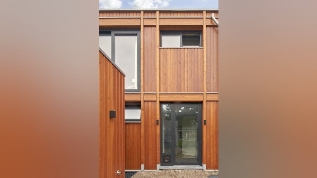 Houten huis Monster door derksen|windt architecten. Beeld René de Wit