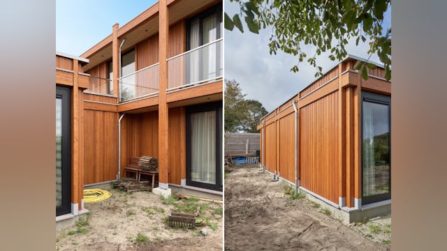 Houten huis Monster door derksen|windt architecten. Beeld René de Wit