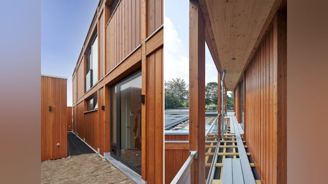 Houten huis Monster door derksen|windt architecten. Beeld René de Wit