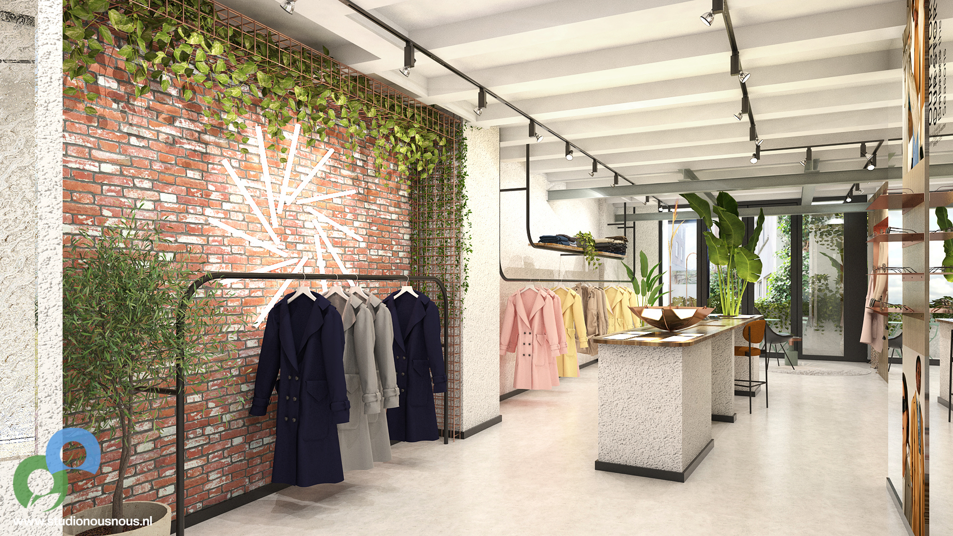 Render van Rain Couture. Beeld Studio NousNous