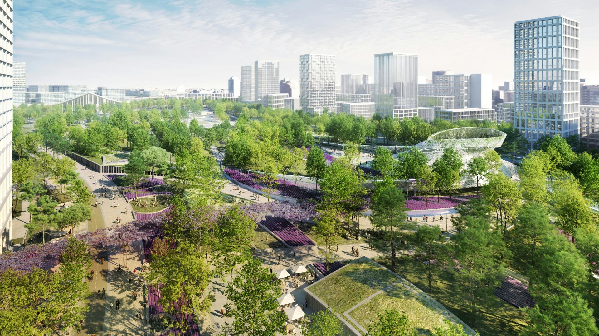 West 8 is onlangs geselecteerd voor het ontwerp van het Parque Central Urban Forest in Madrid. 