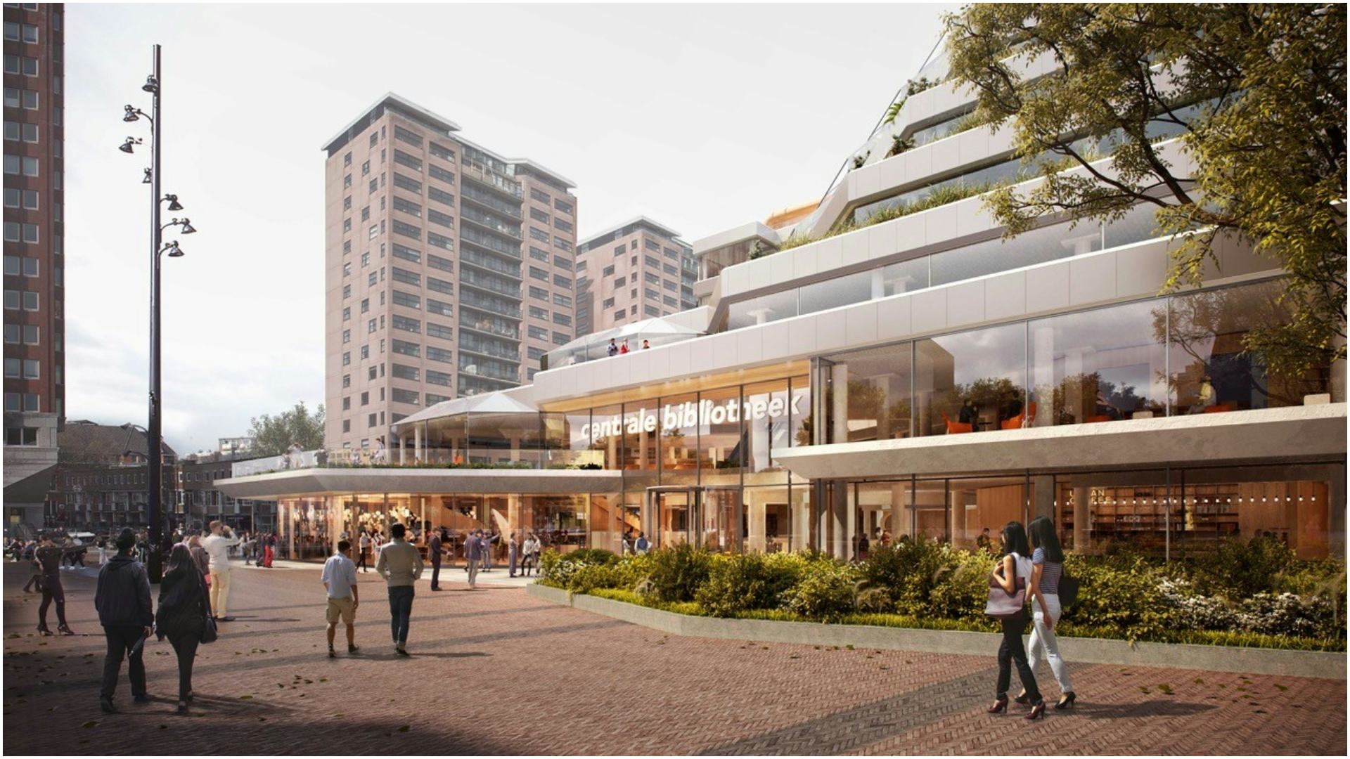 Noors Rotterdams architectencombinatie maakt ontwerp voor vernieuwing Centrale Bibliotheek