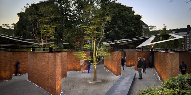 Nationaal Holocaust Namenmonument. Beeld Kees Hummel