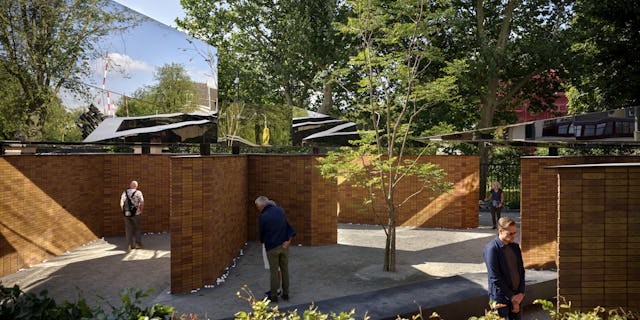 Nationaal Holocaust Namenmonument. Beeld Kees Hummel