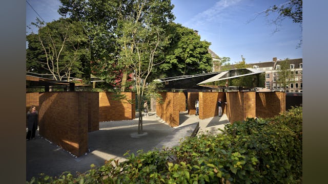 Nationaal Holocaust Namenmonument. Beeld Kees Hummel