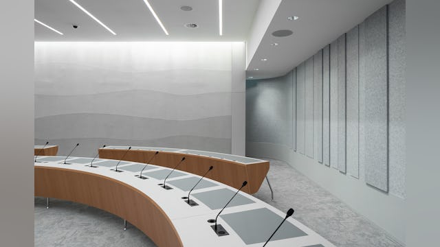 Tijdelijke huisvesting Tweede Kamer. Beeld Stijn Poelstra