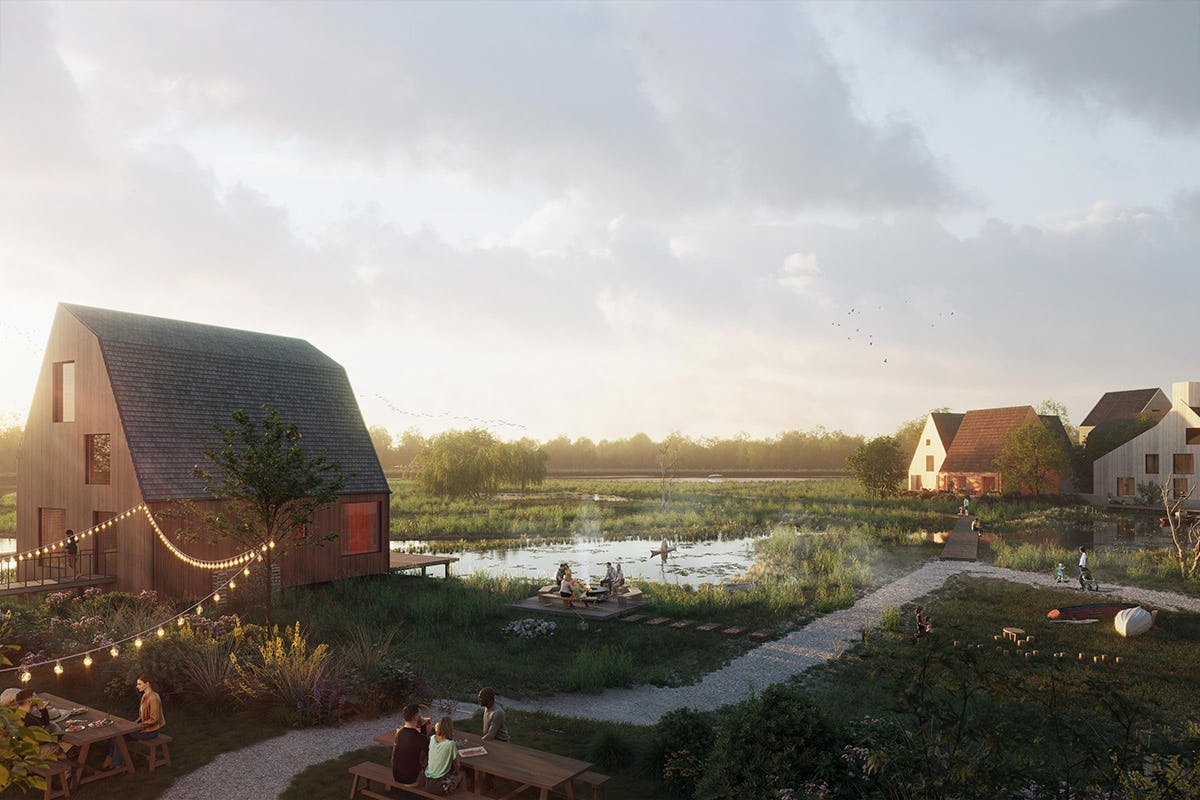 Geestwater, Lisse. Render Vivid Vision