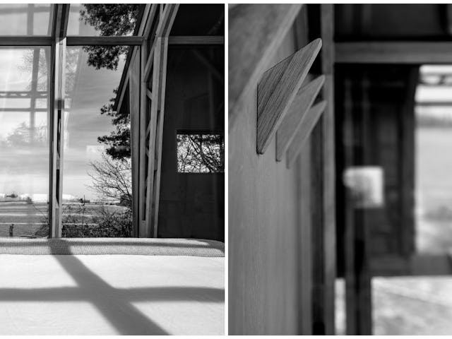 Links glazen schil. Rechts haken. Beeld Jorrit 't Hoen.