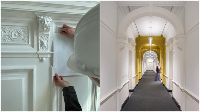 ontwerp proces kleurvlakken. Fotografie: Bram Vreugdenhil