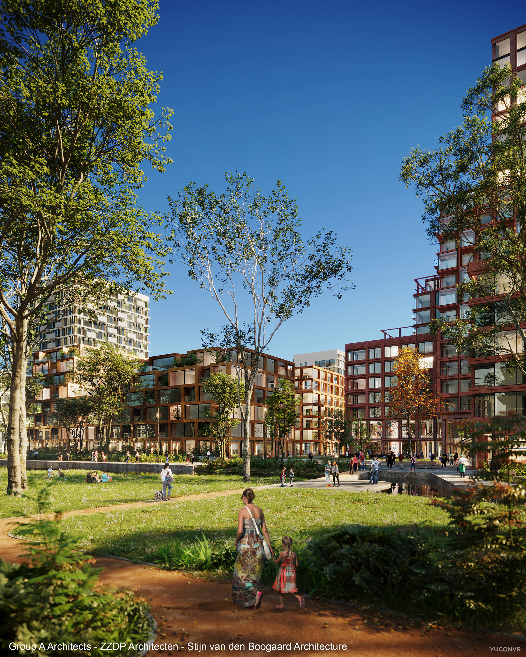 Brainpark I. Gemeente Rotterdam, Group A Architects, ZZDP Architecten, Stijn van den Boogaard Architecture